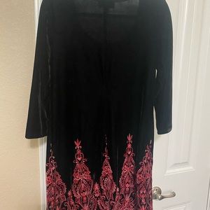 Women’s velvet dress